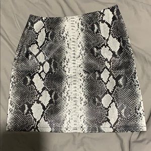 M Boutique Snake Print Skirt